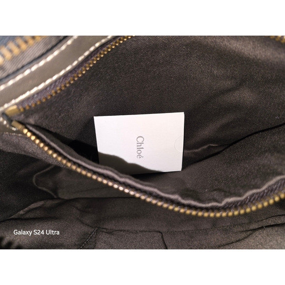 Chloé "Bay" Black Ink Patent Leather Satchel bag - Picture 8 of 8